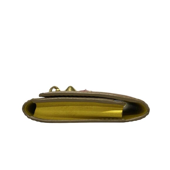 Auth FENDI - 8M0217 Brown Leather Business Card Holder - Picture 4 of 13